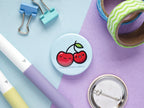 Kawaii Fruit Button Pin Badge Set #1 - 37mm