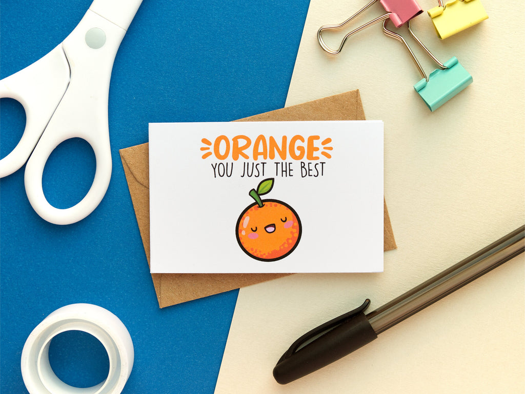 5 Mini Kawaii Snack Food Pun Cards 5-Pack