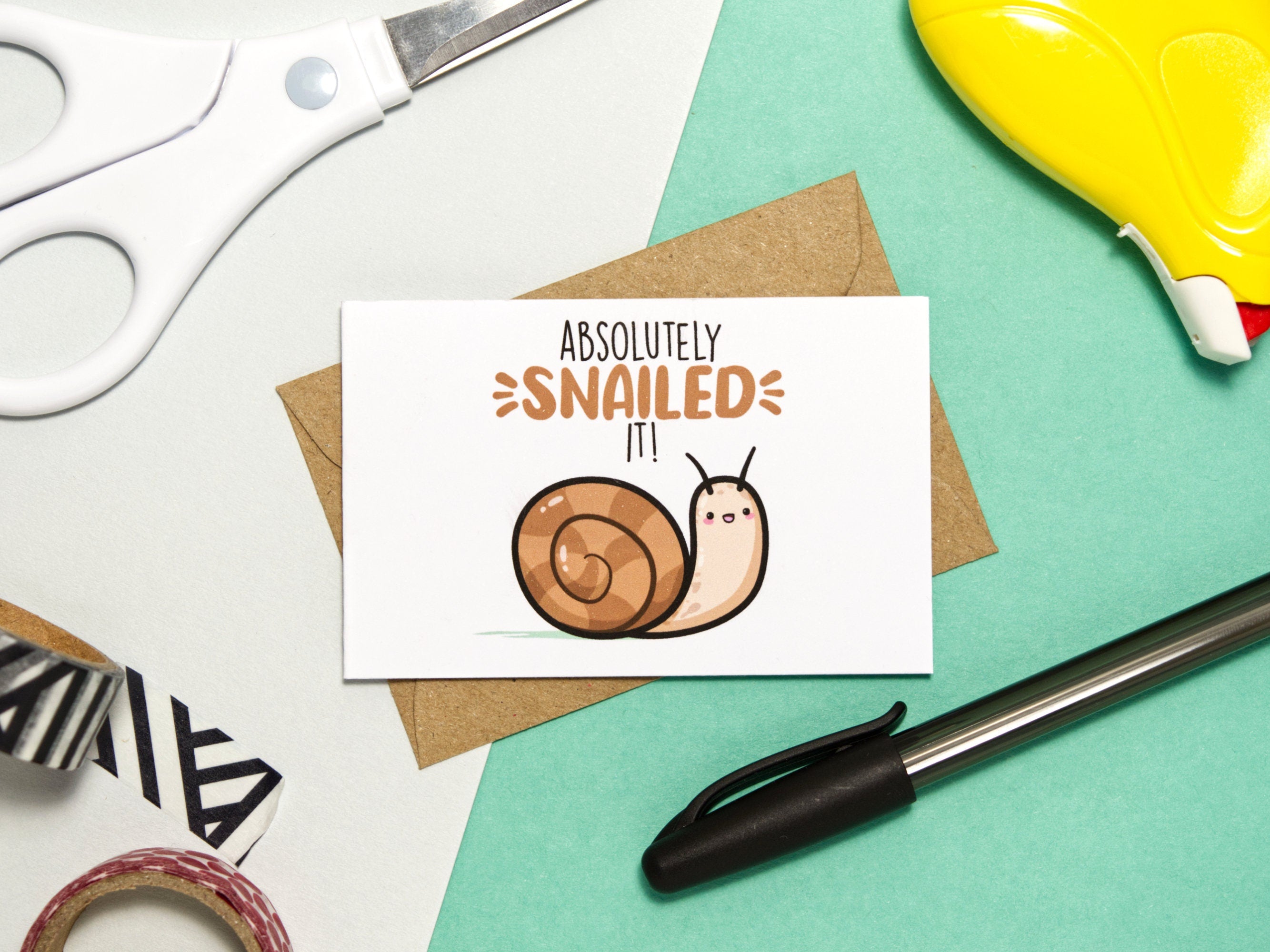 Kawaii Critters Pun Cards: Mini Note Cards 5-Pack