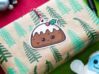 Festive Christmas Kawaii Cute Animal Gift Tags 70mm (Pack of 5) with Red & White Twine