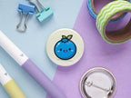 Kawaii Fruit Button Pin Badge Set #1 - 37mm