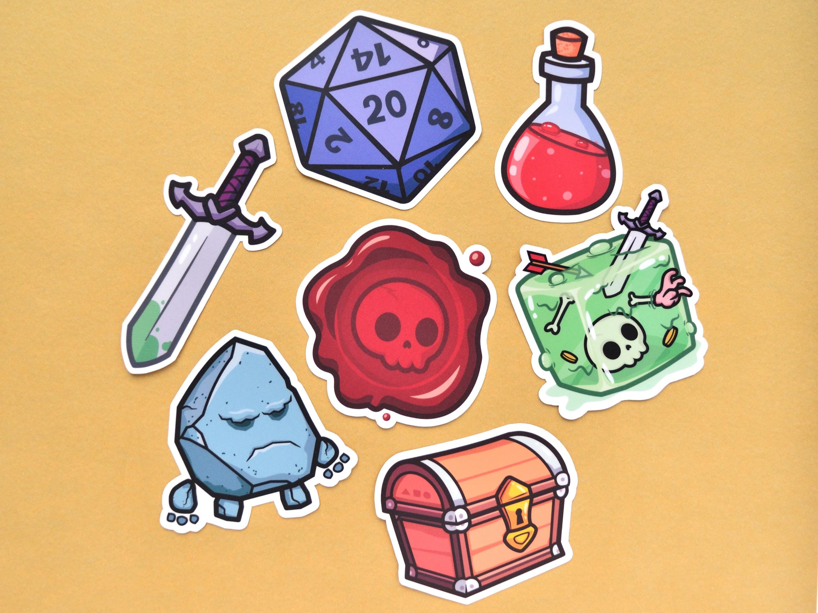 Adventure/DnD Sticker Pack