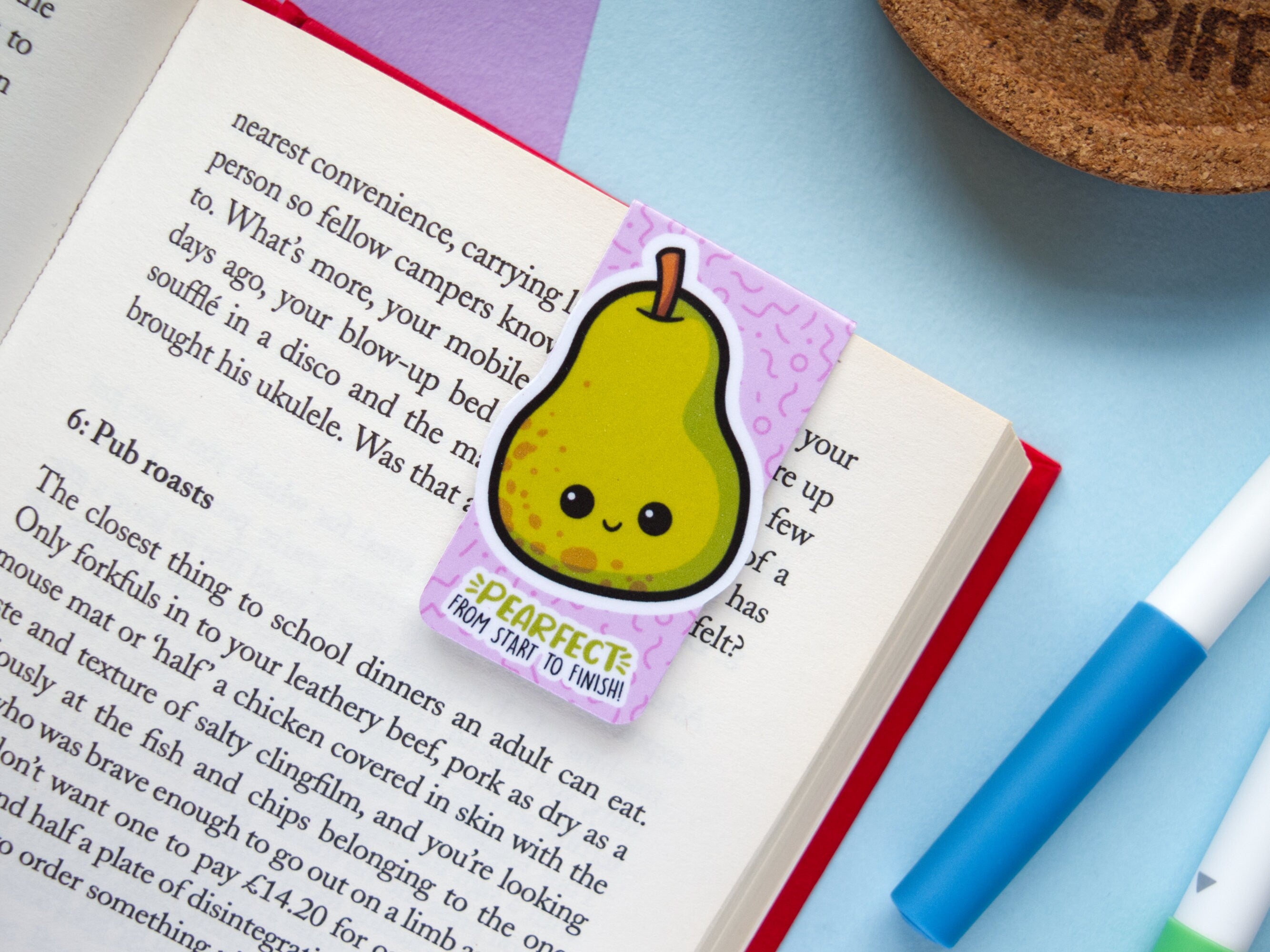 Kawaii Fruit Magnetic Bookmark