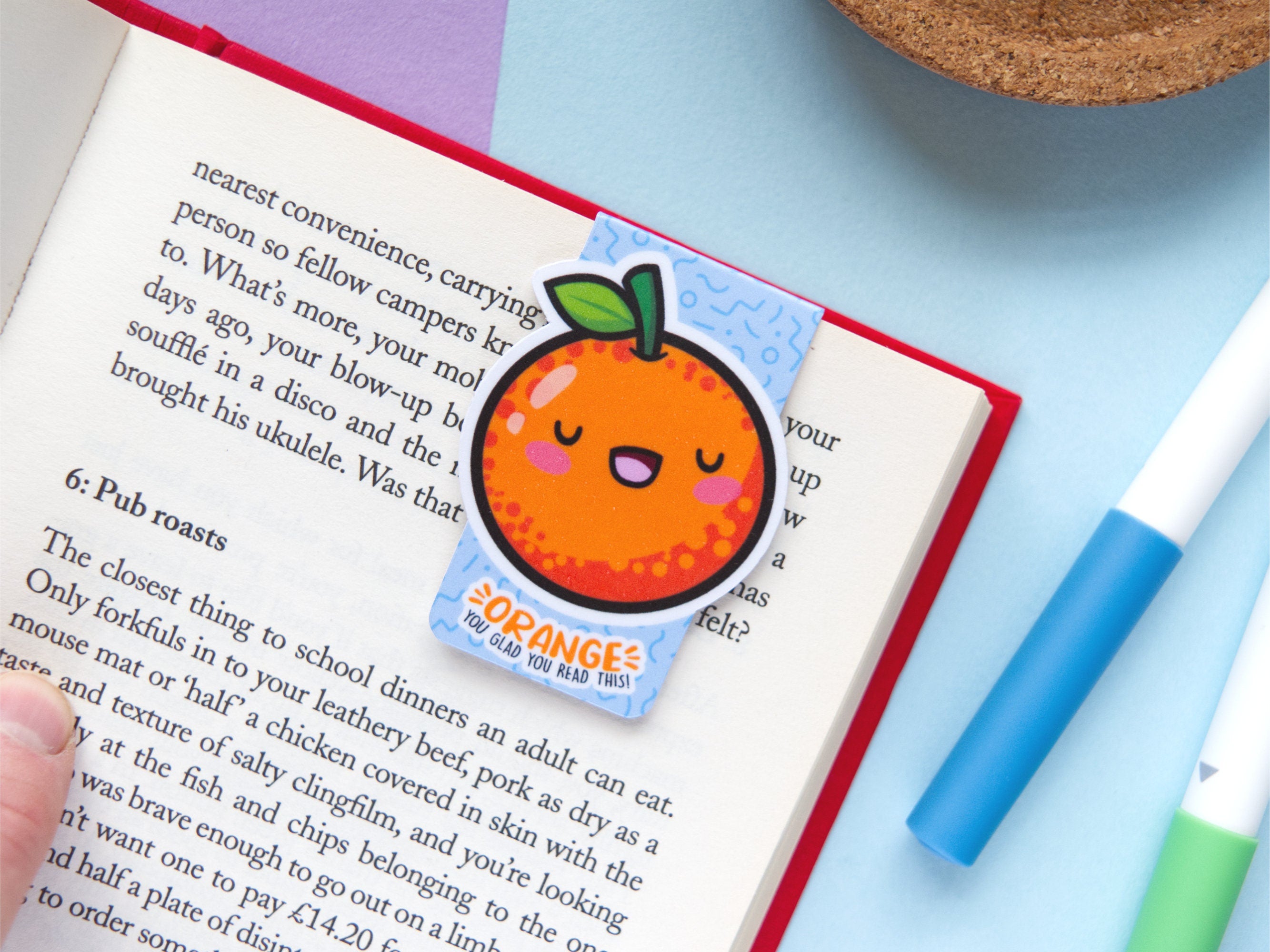 Kawaii Fruit Magnetic Bookmark
