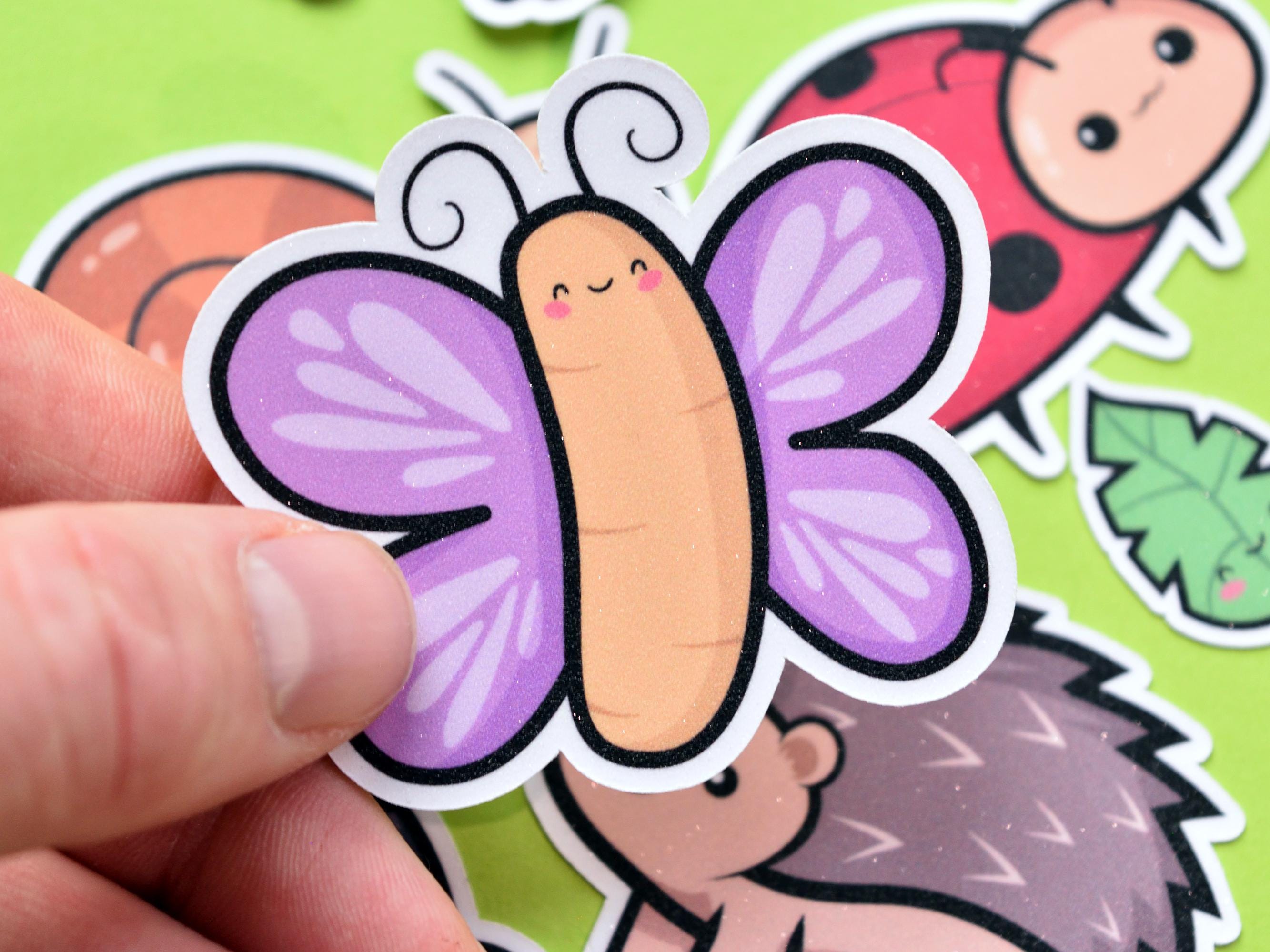 Glitter Critter Vinyl Sticker Pack