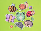 Glitter Critter Vinyl Sticker Pack