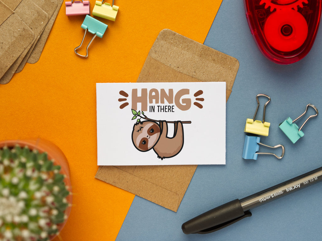 5-Pack Mini Animal Pun Cards: Kawaii Note Cards Pack