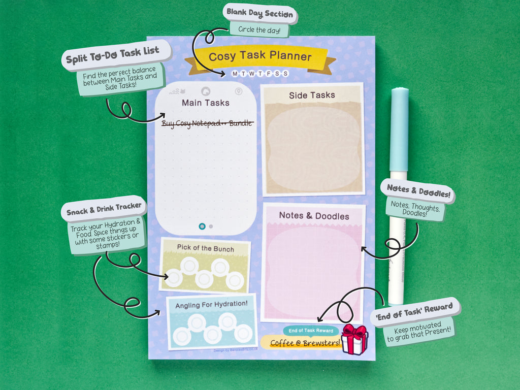 A5 Cosy Task Planner