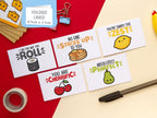 Mini Food & Fruit Kawaii Cards 5-Pack