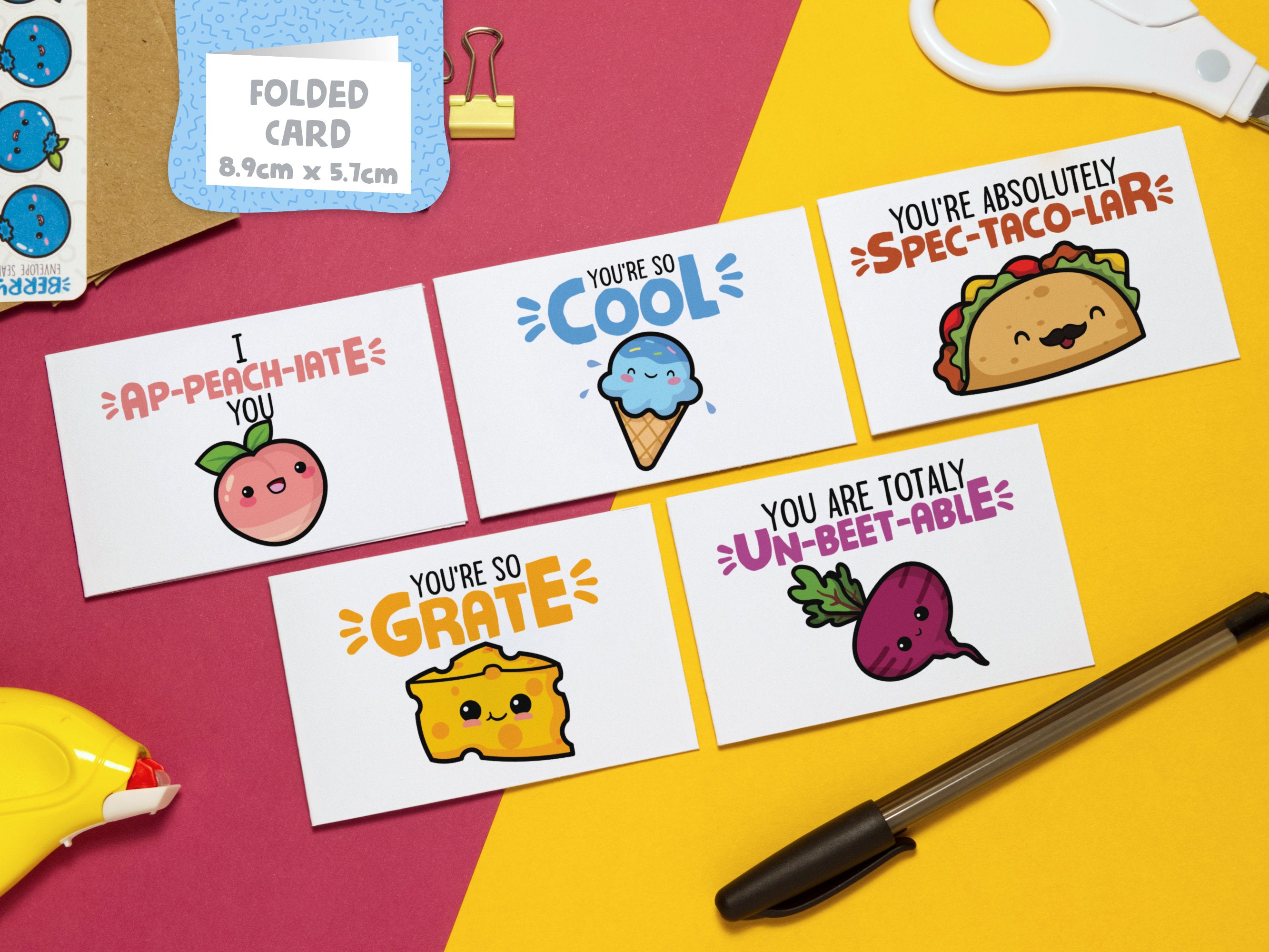 Mini Food & Fruit (2nd Edition) Kawaii 5-Pack