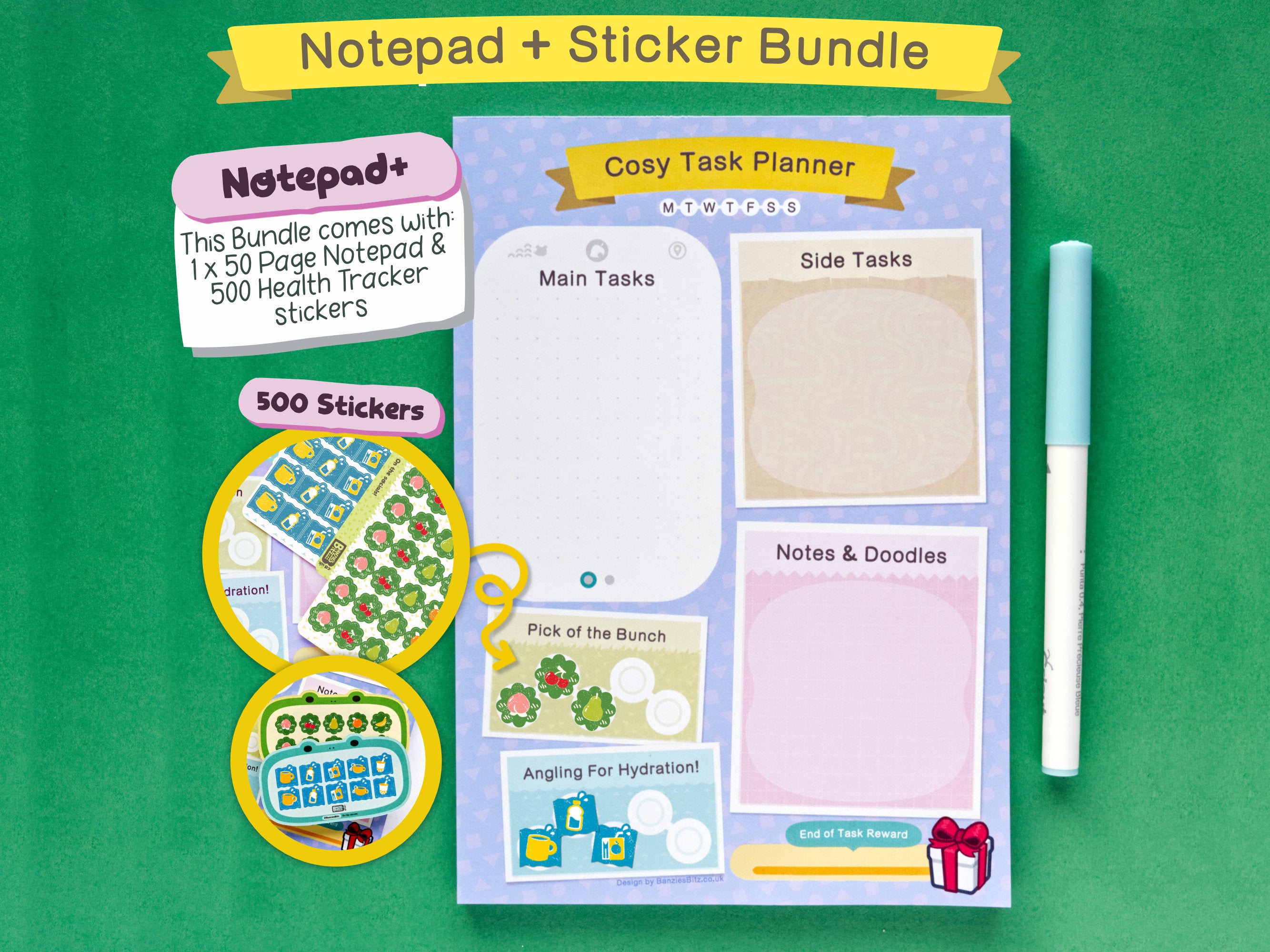 A5 Cosy Task Planner