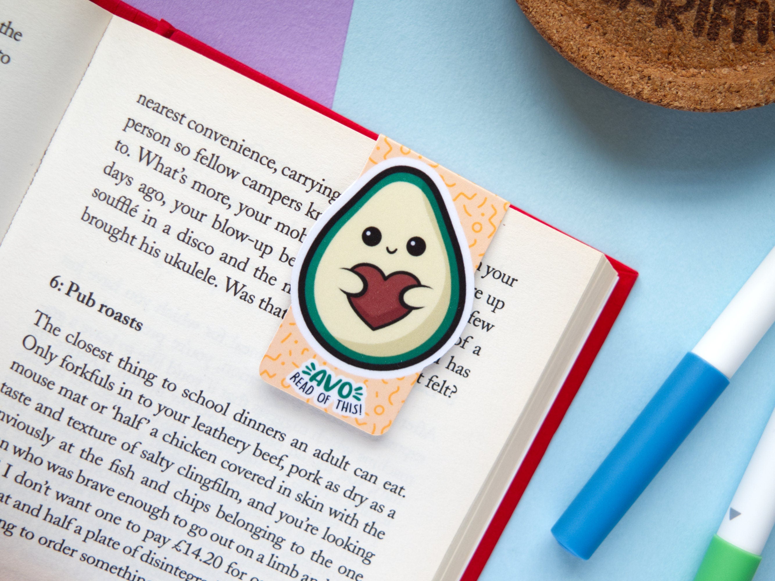 Kawaii Fruit Magnetic Bookmark
