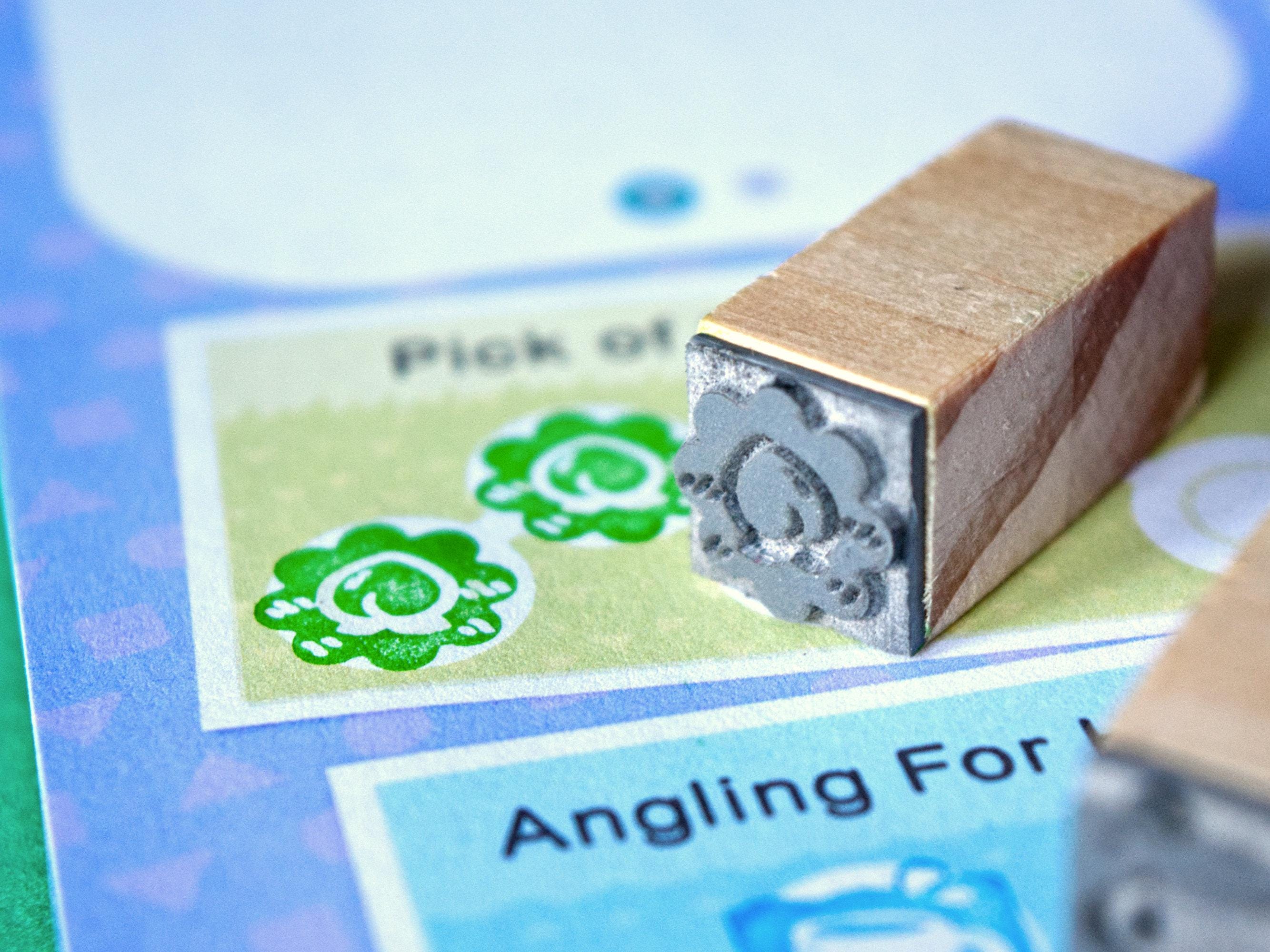 Cosy Stamp Set of 2 - Peach & Mug - Animal Crossing-Inspired Stamps