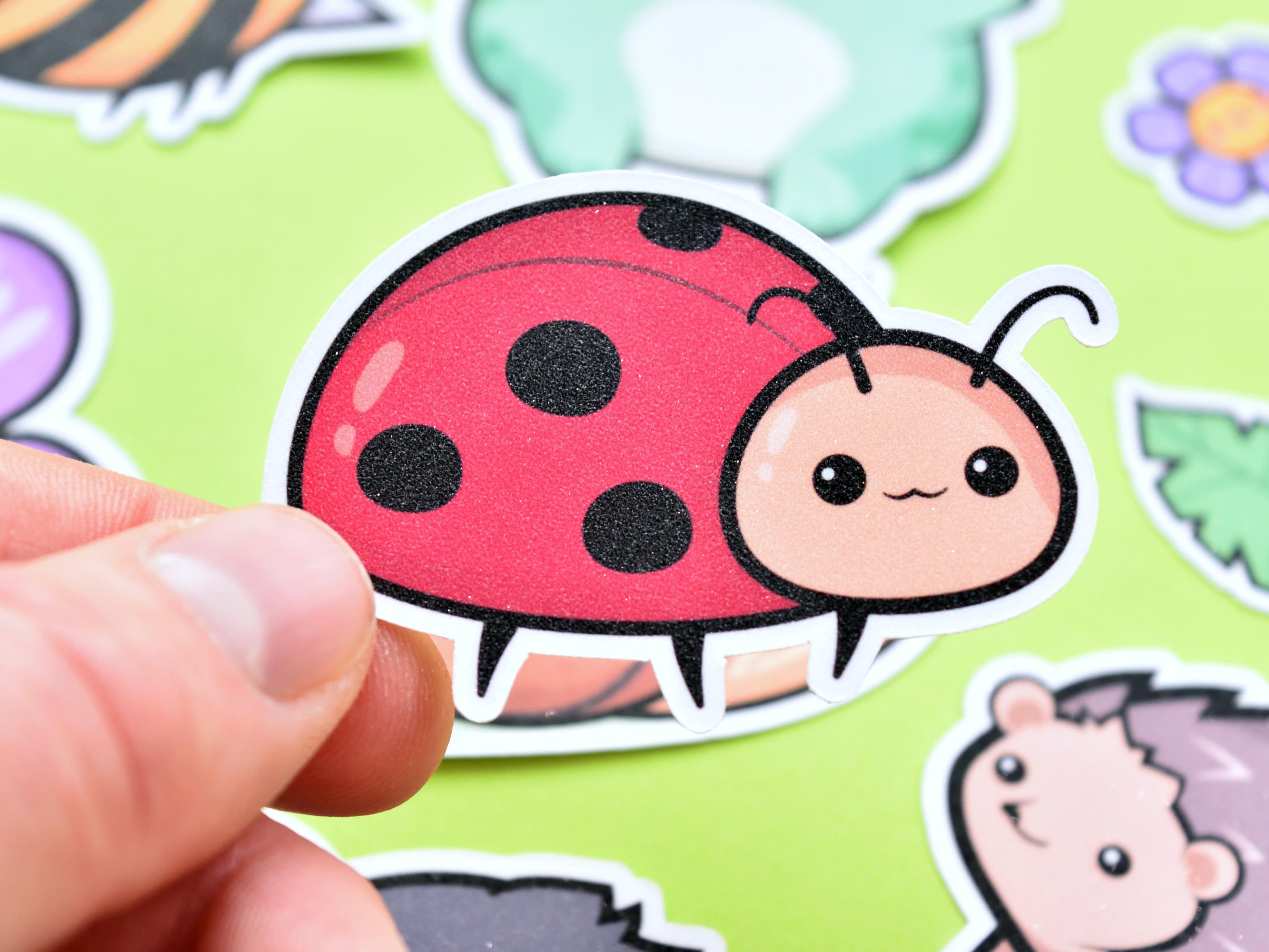 Glitter Critter Vinyl Sticker Pack