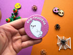 Spooky Season Booty-licious Badge – 58mm