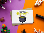 Kawaii Halloween Cards: Pun Note Cards, Spooky Characters (Pack of 5)
