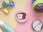 Kawaii Breakfast Button Pin Set - 37mm