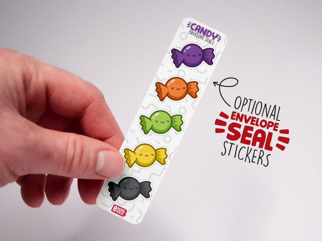 Kawaii Halloween Cards: Pun Note Cards, Spooky Characters (Pack of 5)