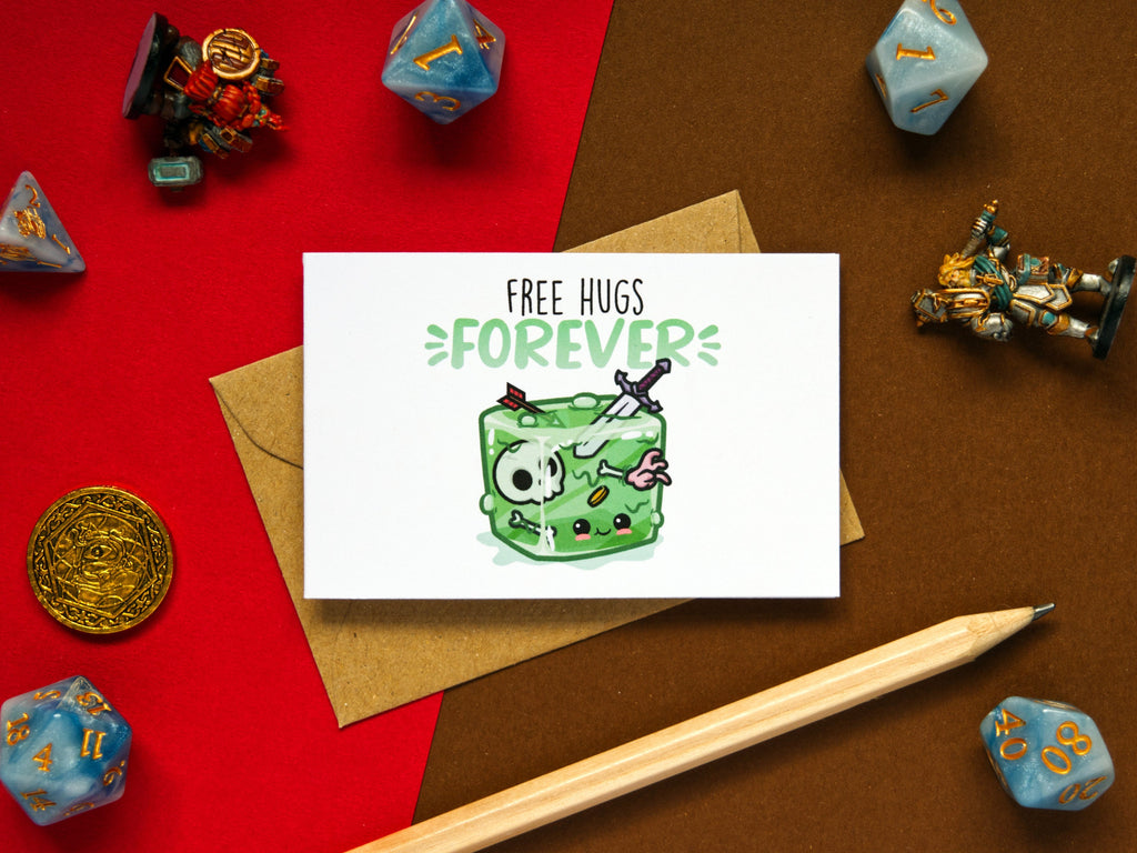 Kawaii DnD/Adventure Pun Cards 5-Pack
