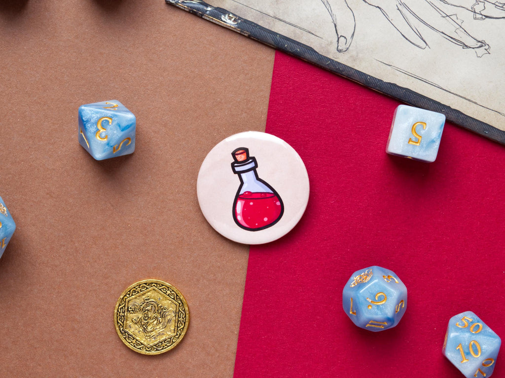 Adventure Button Pin Badge Set #1 - 37mm