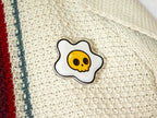 Died Egg Skull Pin – 35mm Acrylic Pin Badge